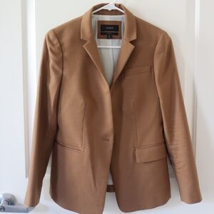 J Crew Womens Regent Blazer Size 4P Carmel